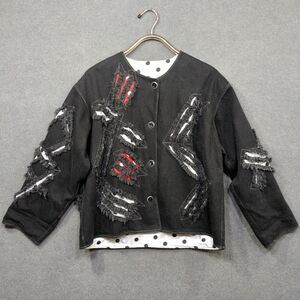 Free Forms Nimityongskul Jacket Women XL Art To Wear Artsy Unique Slashes